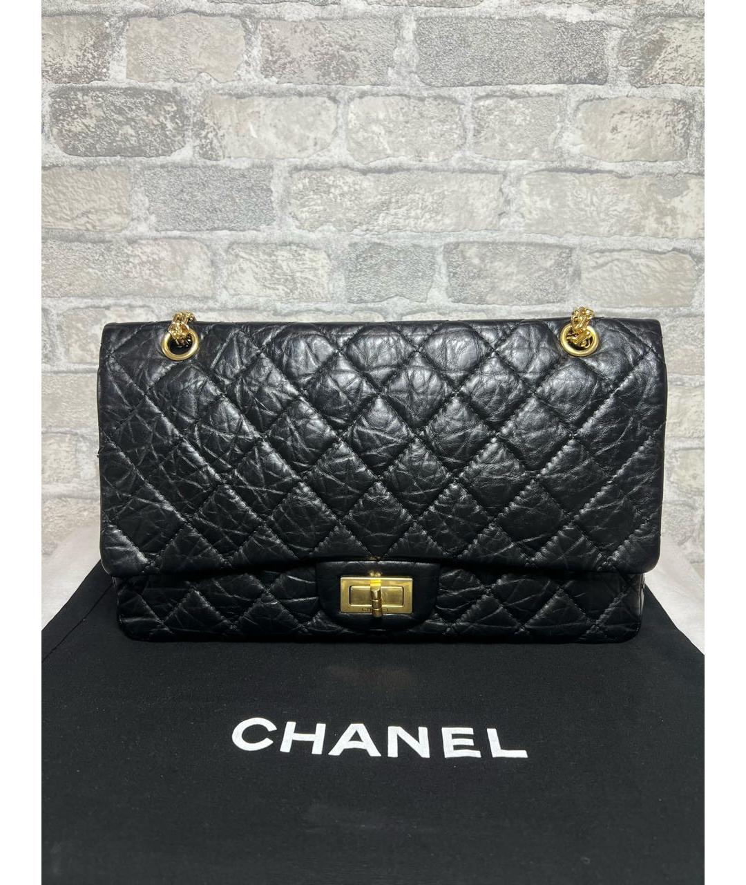 CHANEL Черная кожаная сумка через плечо, фото 9