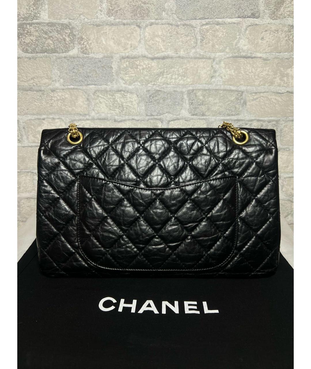 CHANEL Черная кожаная сумка через плечо, фото 4