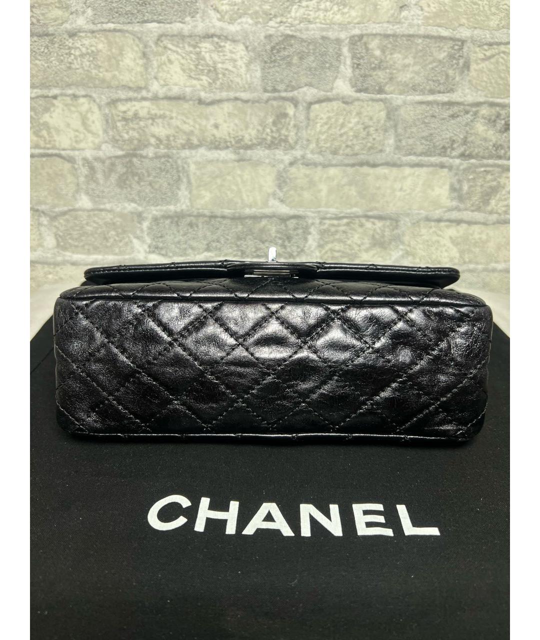 CHANEL Черная кожаная сумка через плечо, фото 6