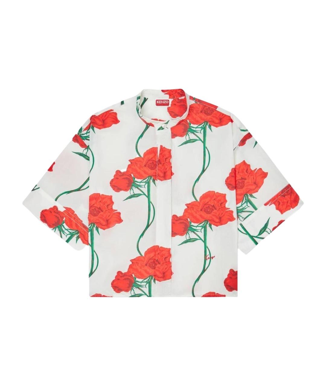 KENZO Мульти хлопковая рубашка, фото 1