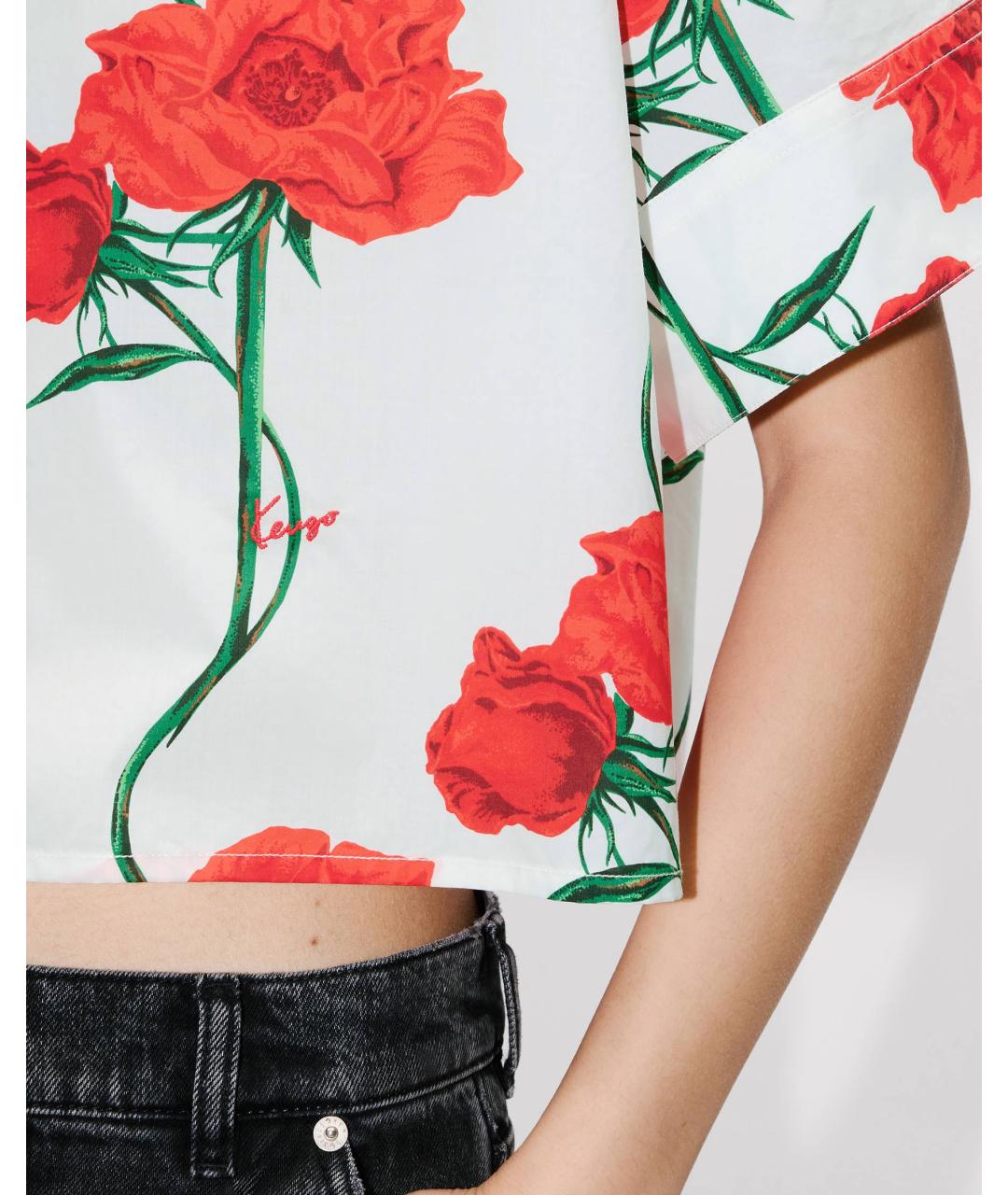 KENZO Мульти хлопковая рубашка, фото 5