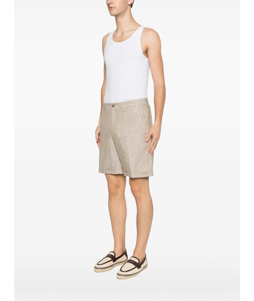 120% LINO Льняные шорты, фото 3