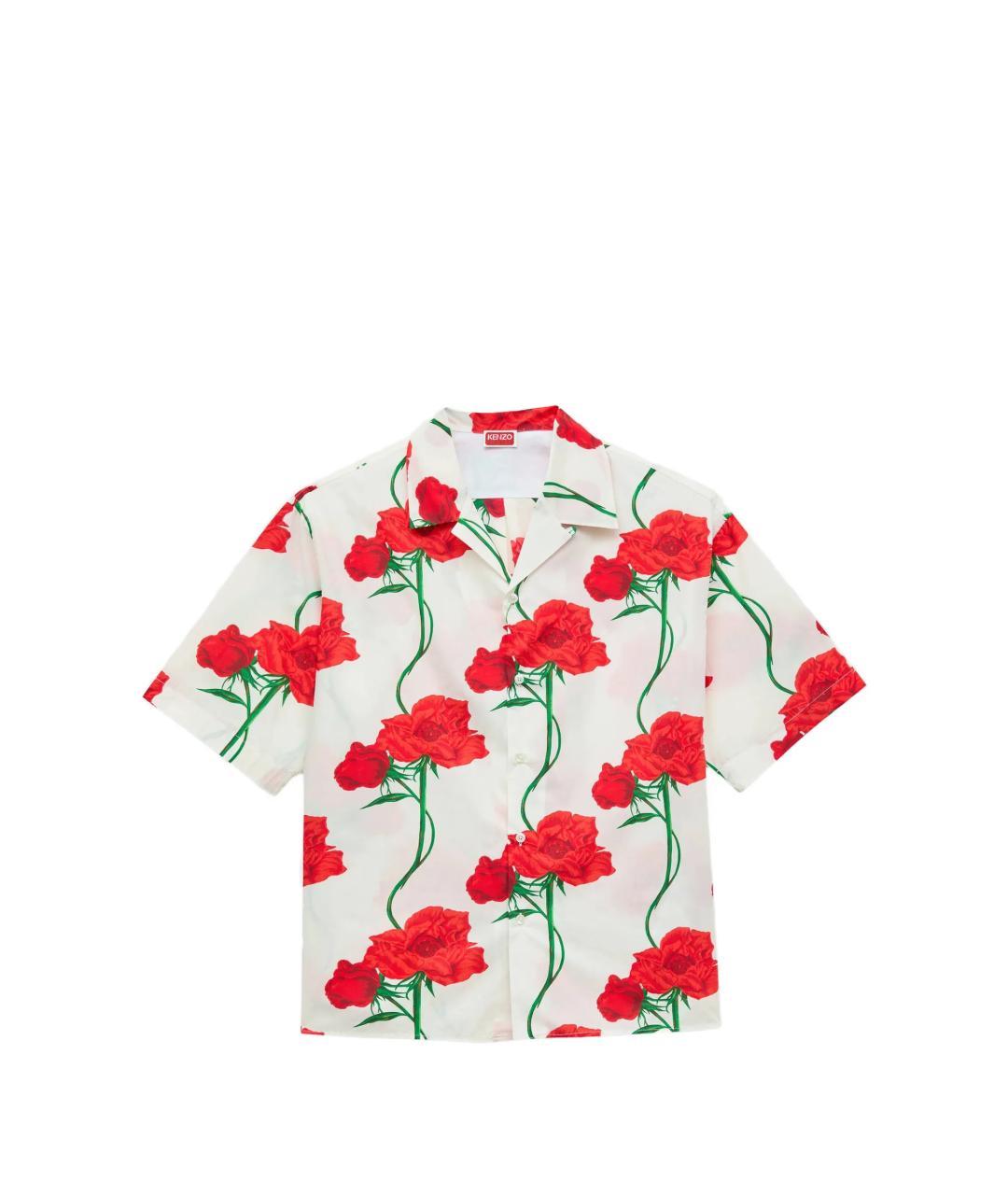 KENZO Хлопковая кэжуал рубашка, фото 3