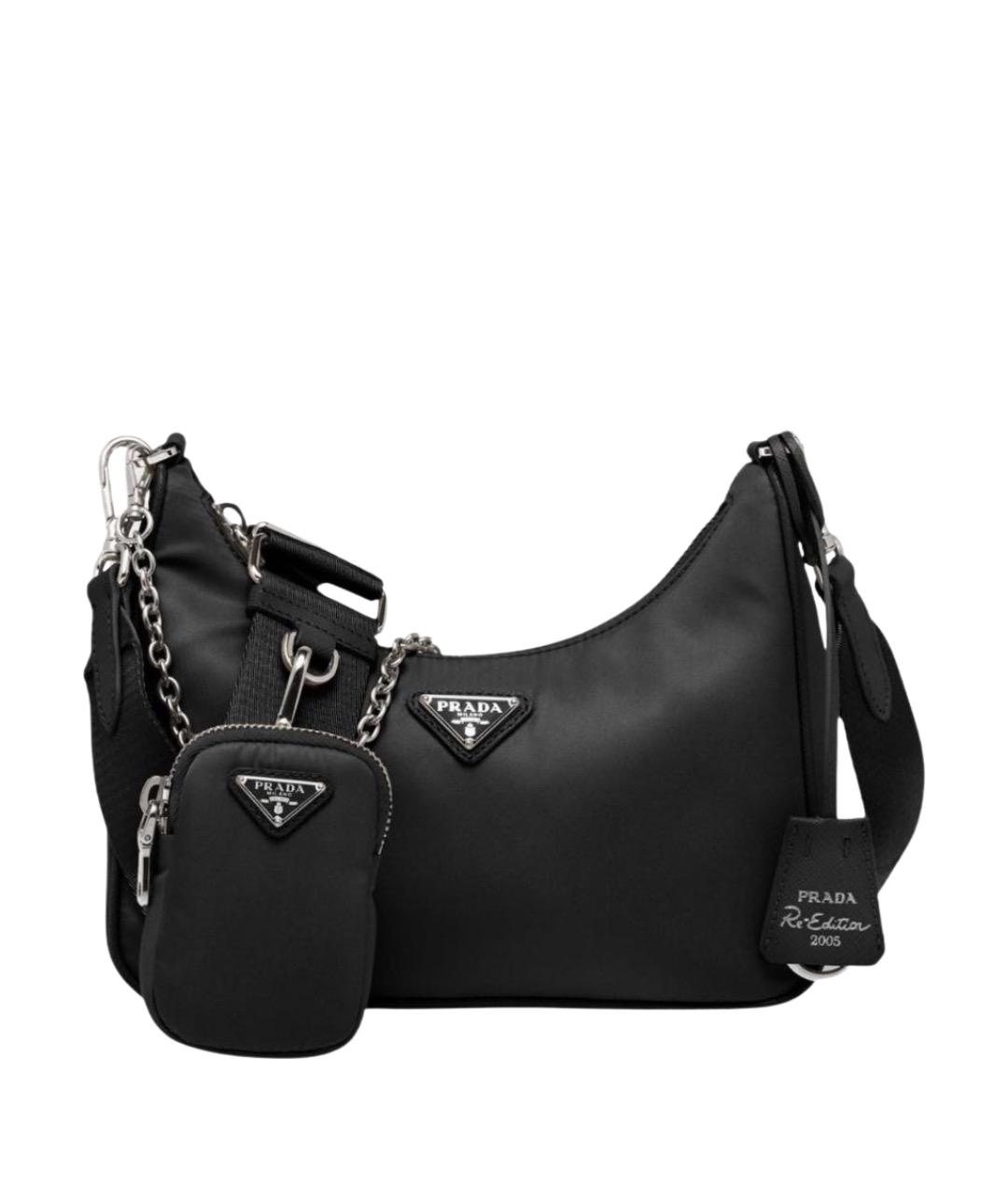 PRADA Черная сумка через плечо, фото 1