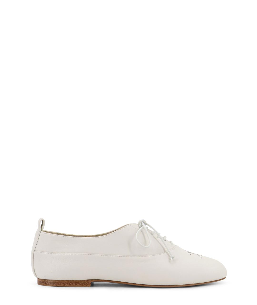 CELINE Белые кожаные ботинки, фото 1