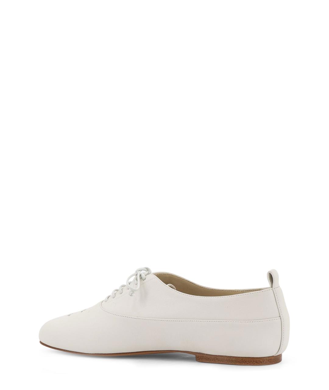 CELINE Белые кожаные ботинки, фото 3