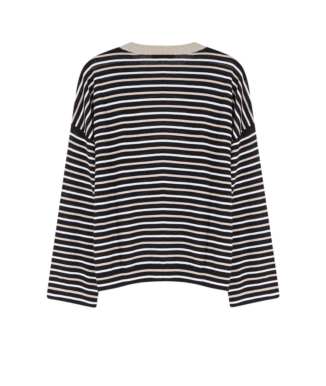 BRUNELLO CUCINELLI Мульти льняной джемпер / свитер, фото 2