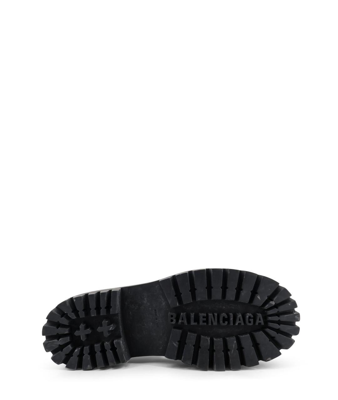 BALENCIAGA Черные текстильные высокие ботинки, фото 4