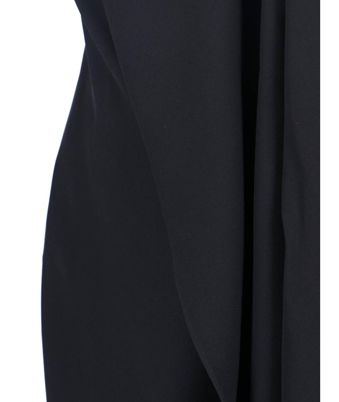 BALENCIAGA Черное шелковое вечернее платье, фото 4