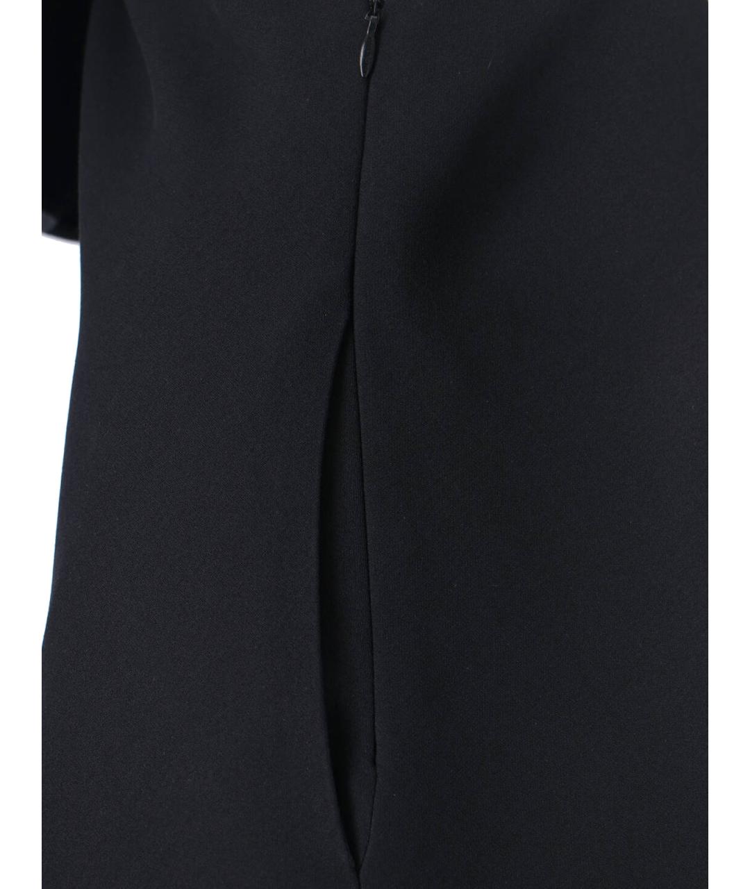 BALENCIAGA Черное шелковое вечернее платье, фото 5