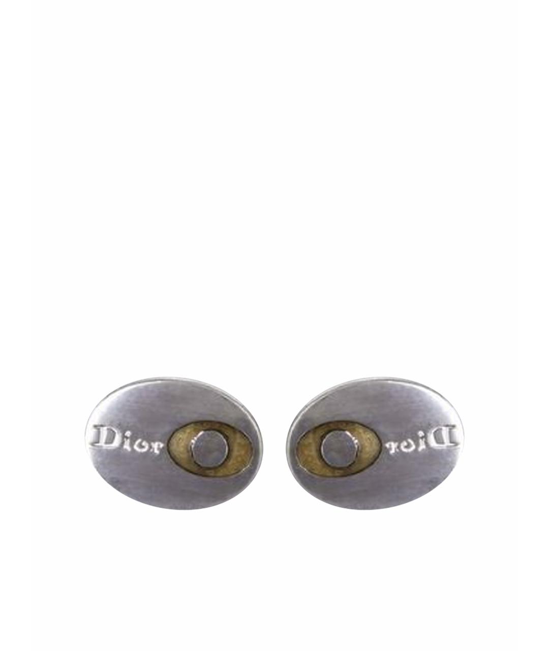 CHRISTIAN DIOR Серебряные запонки, фото 1