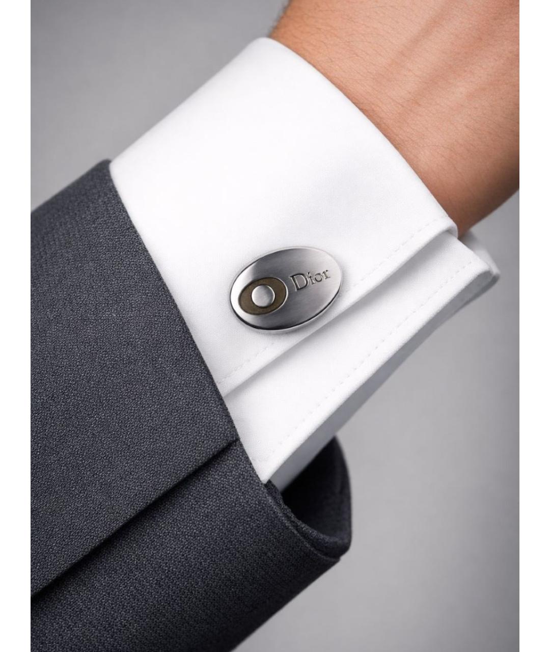 CHRISTIAN DIOR Серебряные запонки, фото 6