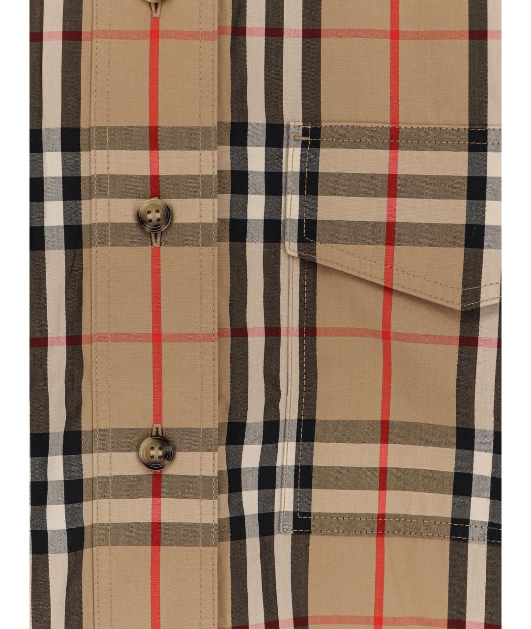 BURBERRY Мульти хлопковая рубашка, фото 3