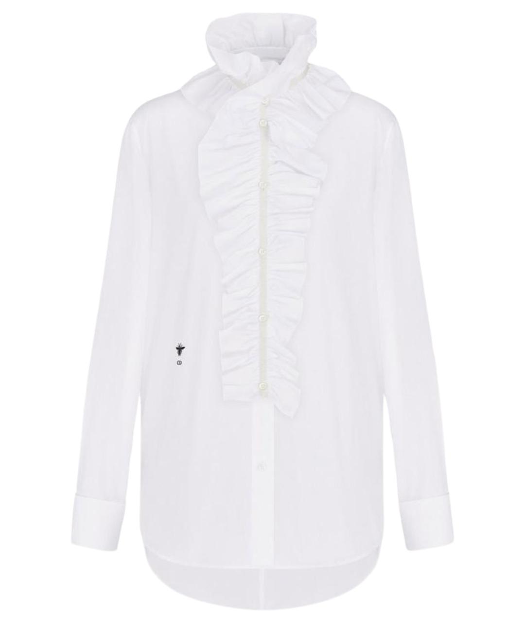 CHRISTIAN DIOR Белая хлопковая рубашка, фото 1