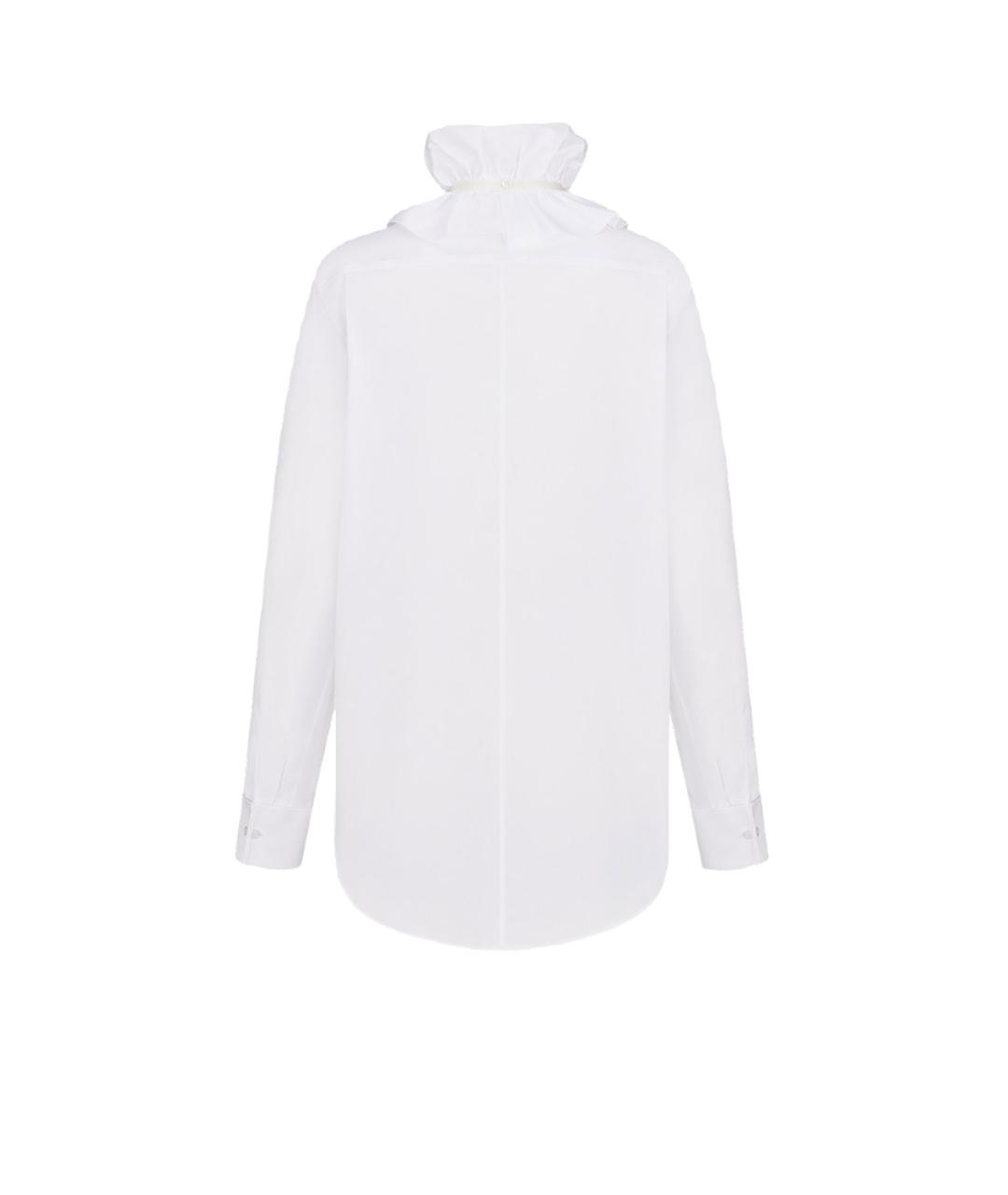 CHRISTIAN DIOR Белая хлопковая рубашка, фото 2