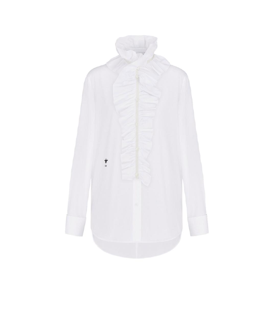 CHRISTIAN DIOR Белая хлопковая рубашка, фото 3