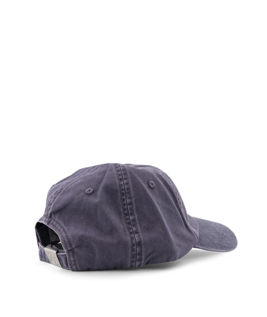 STONE ISLAND Синяя хлопковая кепка/бейсболка, фото 3