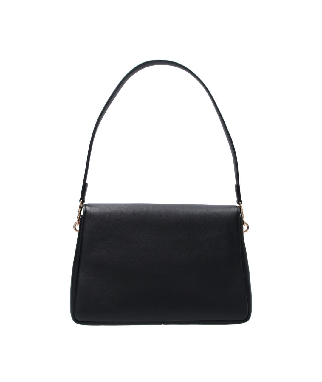 TORY BURCH Черная кожаная сумка через плечо, фото 3