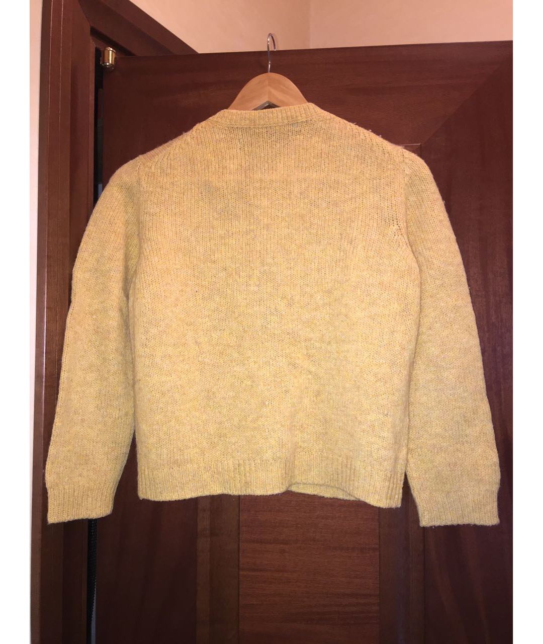 MIU MIU Желтый шерстяной джемпер / свитер, фото 2