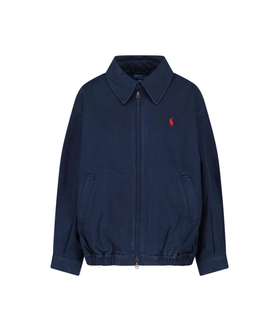 POLO RALPH LAUREN Темно-синяя хлопковая куртка, фото 1