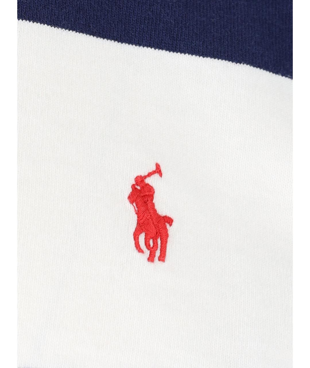 POLO RALPH LAUREN Синяя хлопковая футболка, фото 3