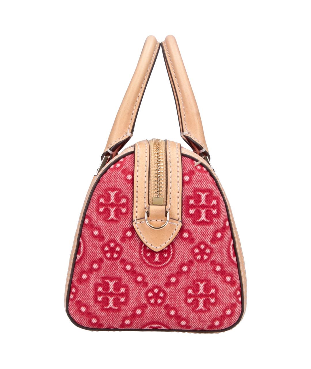 TORY BURCH Красная кожаная сумка через плечо, фото 5