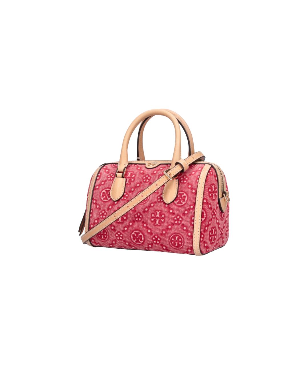 TORY BURCH Красная кожаная сумка через плечо, фото 2