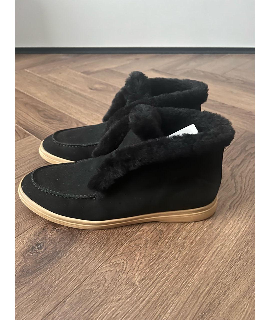 12 STOREEZ Черные замшевые лоферы, фото 5