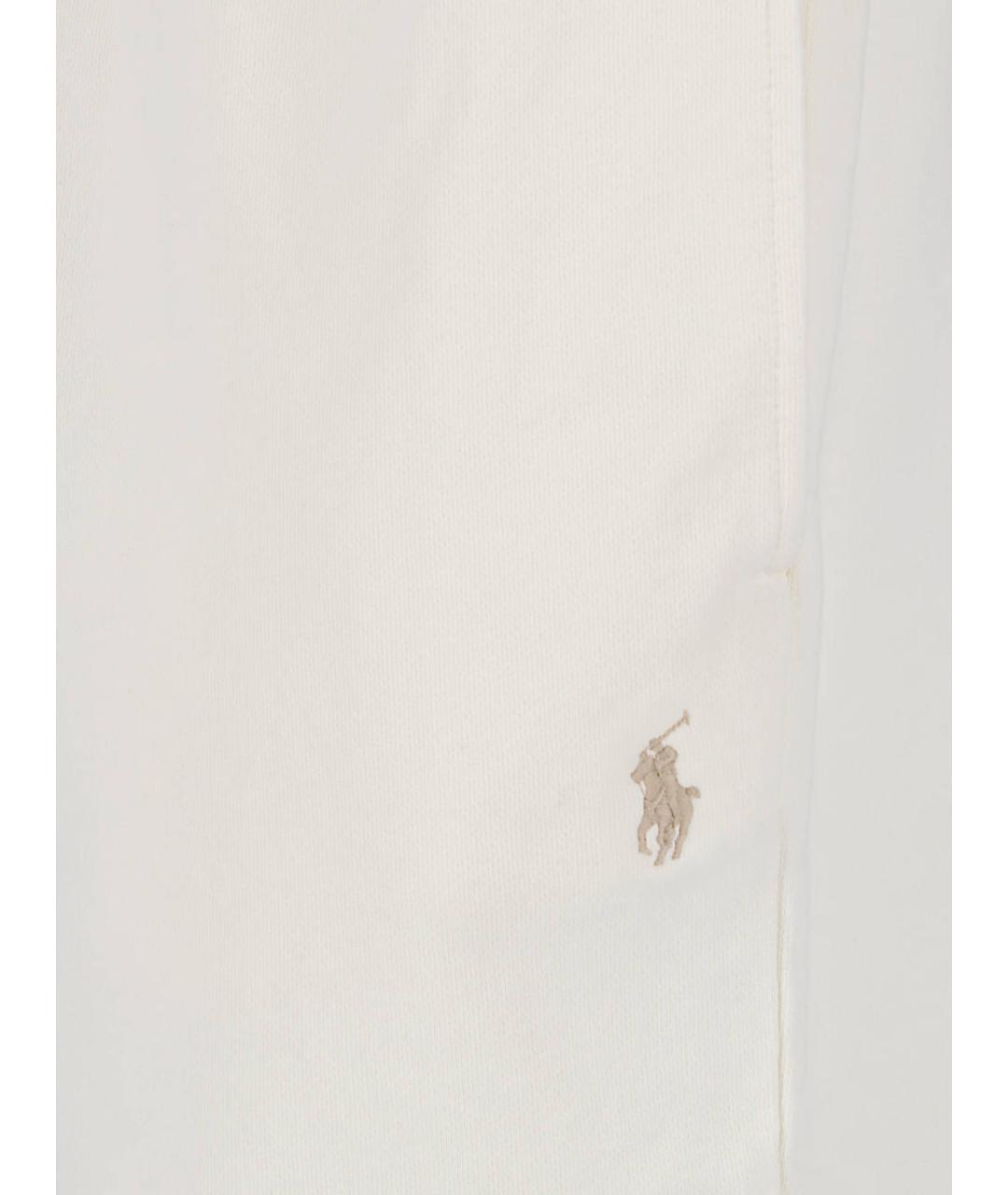 POLO RALPH LAUREN Белые хлопковые шорты, фото 4