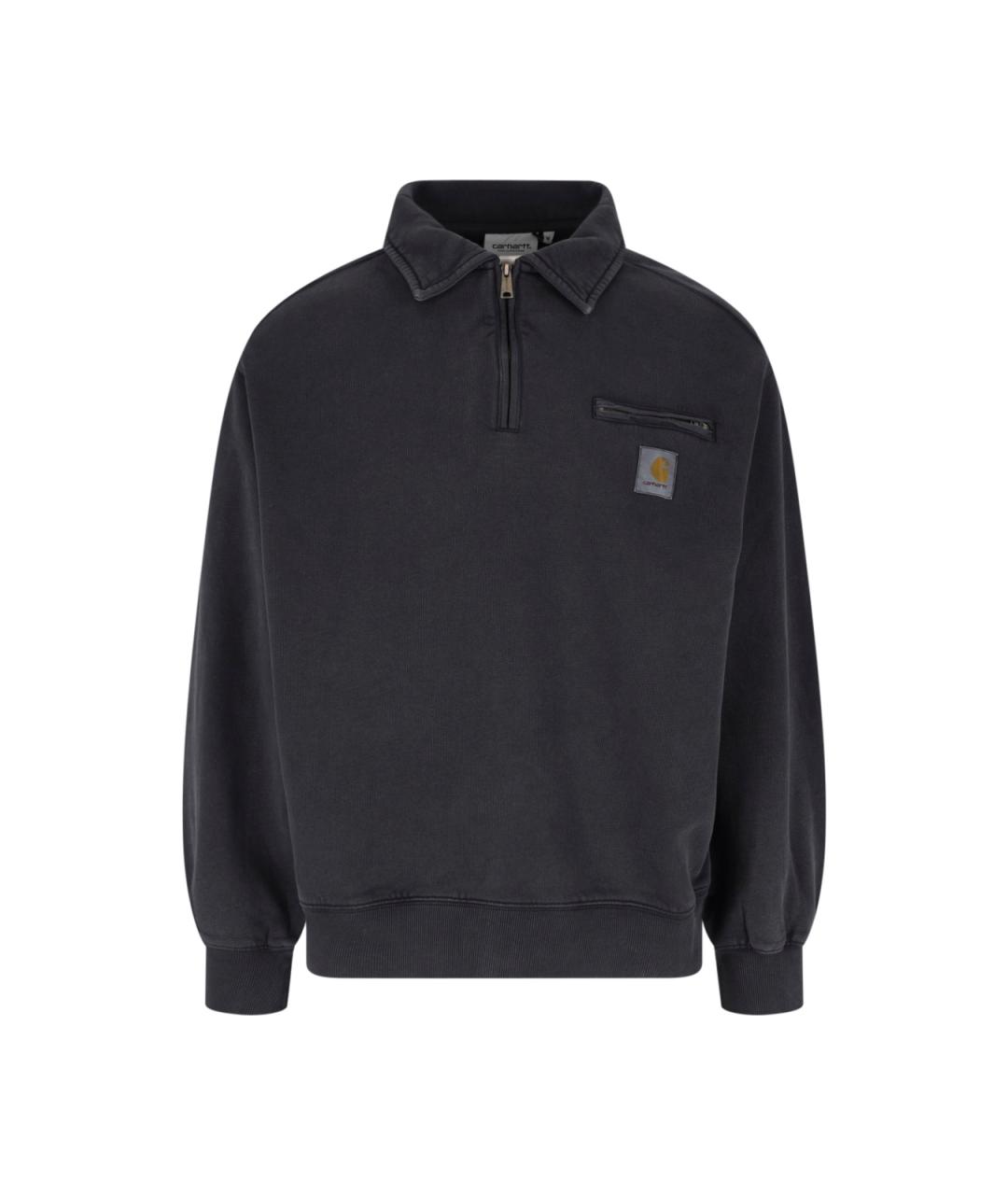 CARHARTT WIP Серый хлопковый джемпер / свитер, фото 1