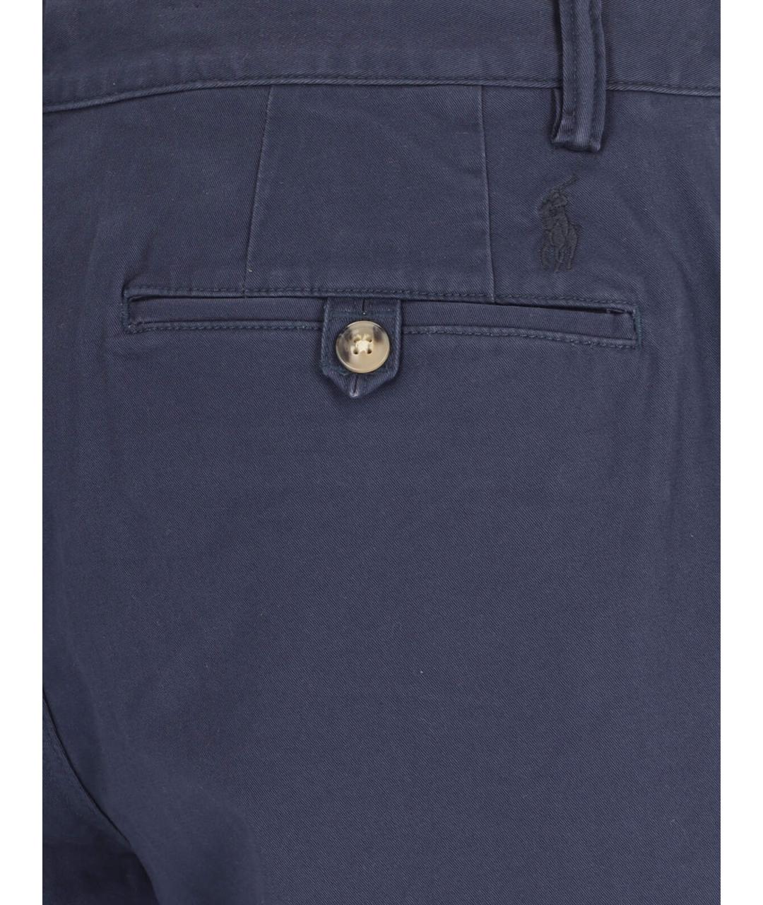 POLO RALPH LAUREN Синие хлопковые шорты, фото 4