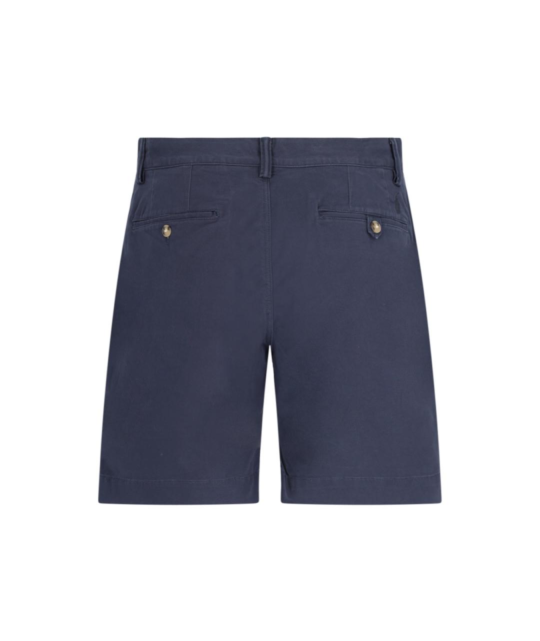 POLO RALPH LAUREN Синие хлопковые шорты, фото 2