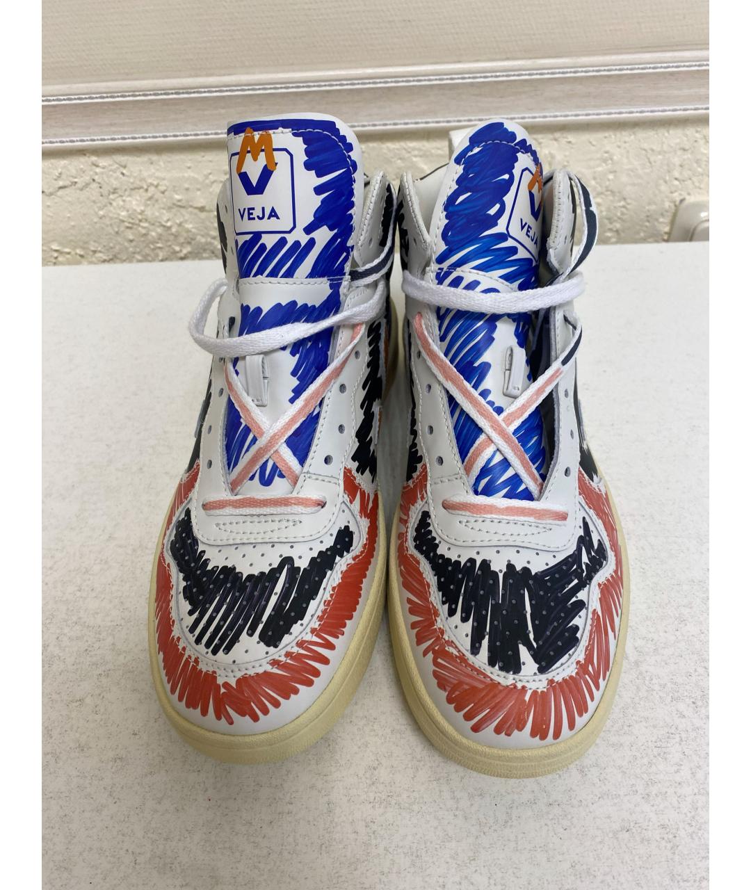 MARNI Мульти кожаные кроссовки, фото 4