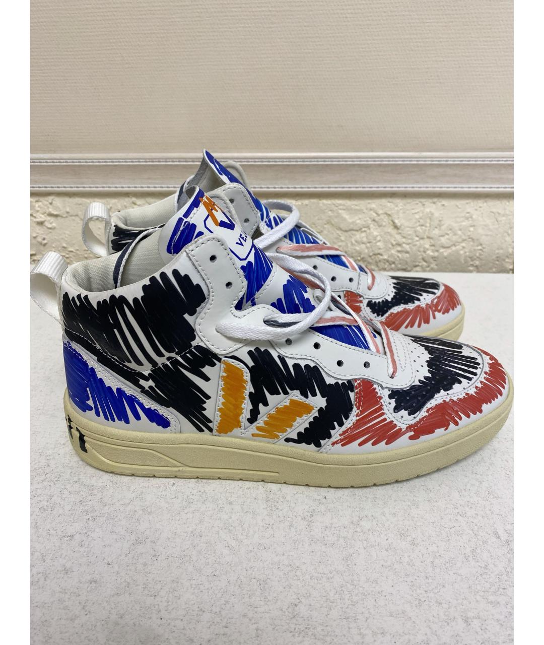 MARNI Мульти кожаные кроссовки, фото 2