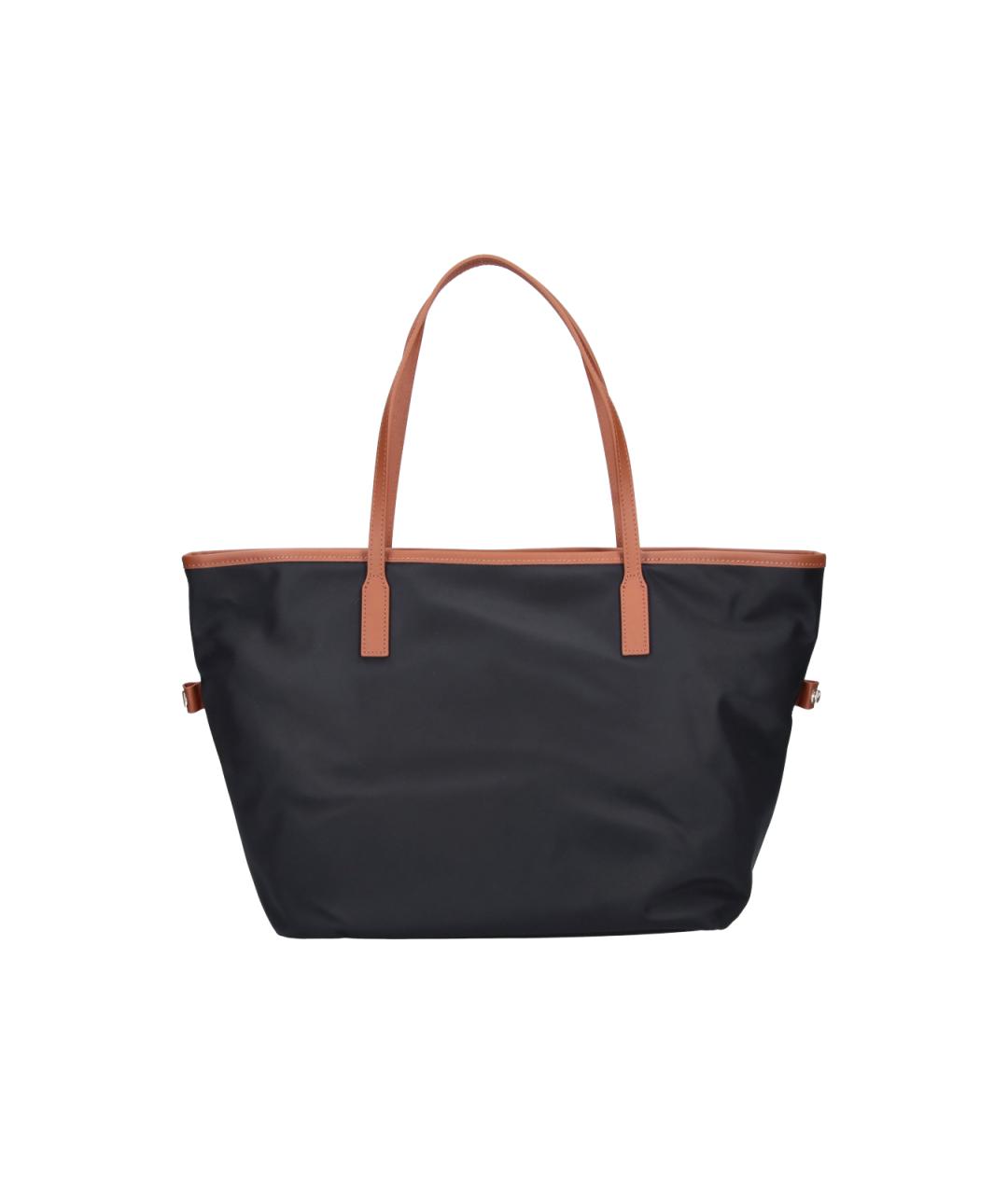 MC2 SAINT BARTH Черная синтетическая сумка тоут, фото 3