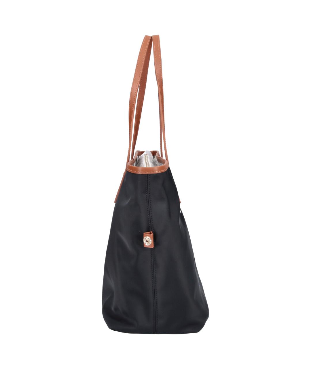 MC2 SAINT BARTH Черная синтетическая сумка тоут, фото 5