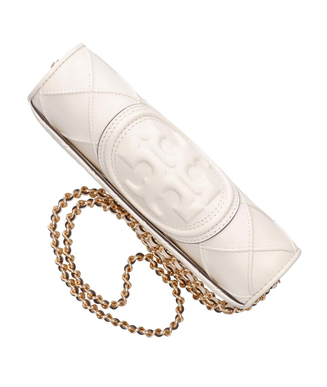 TORY BURCH Белый кожаный кошелек, фото 4