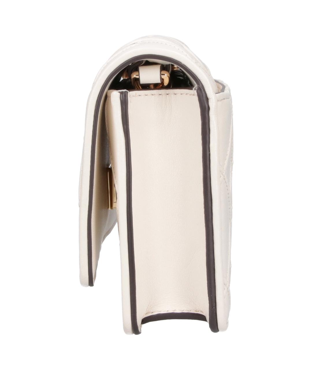 TORY BURCH Белый кожаный кошелек, фото 5