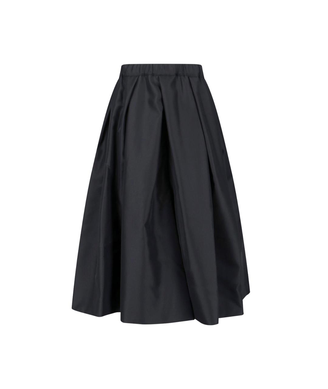 COMME DES GARÇONS Черная полиэстеровая юбка миди, фото 1