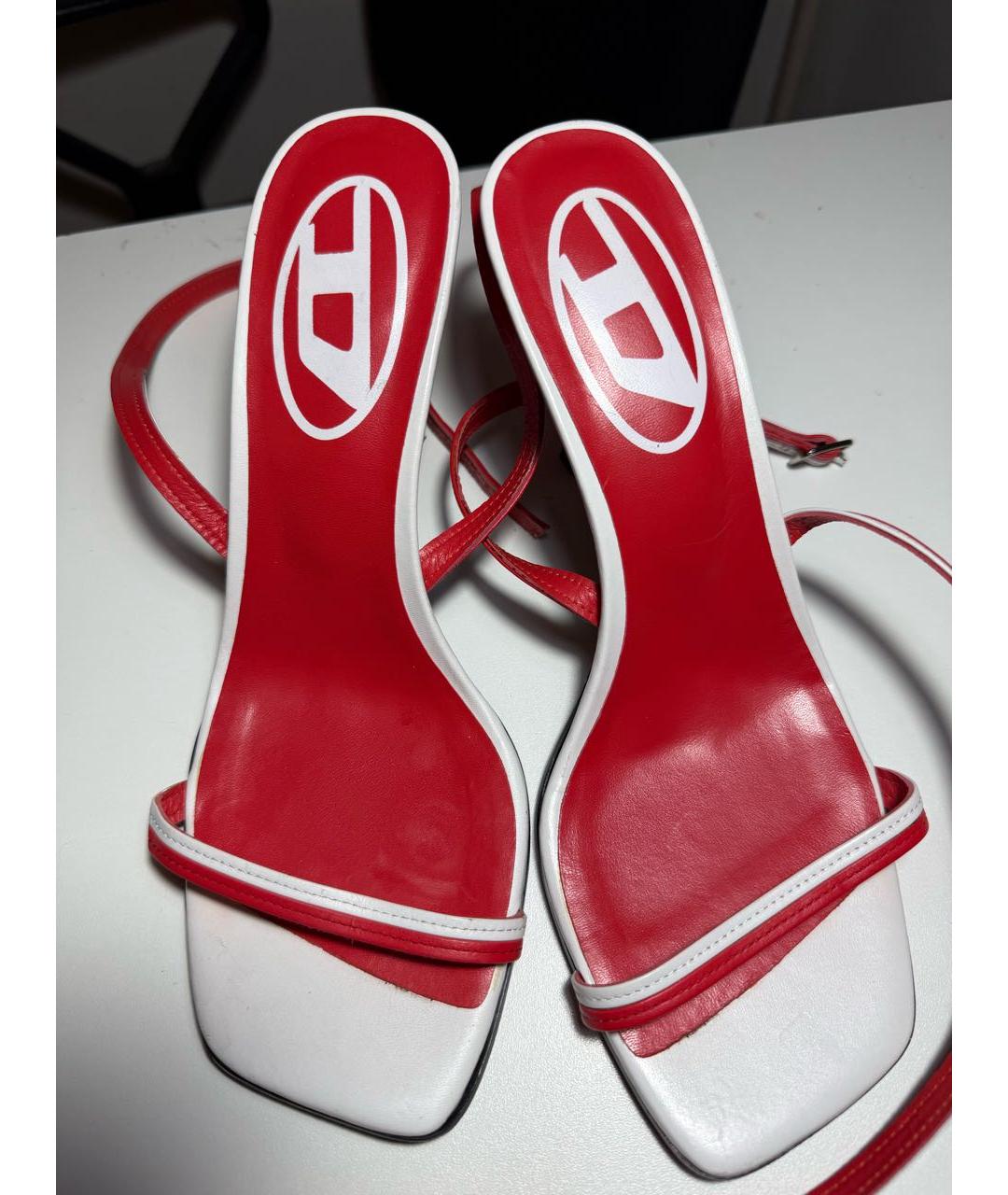 DIESEL Мульти кожаные босоножки, фото 2