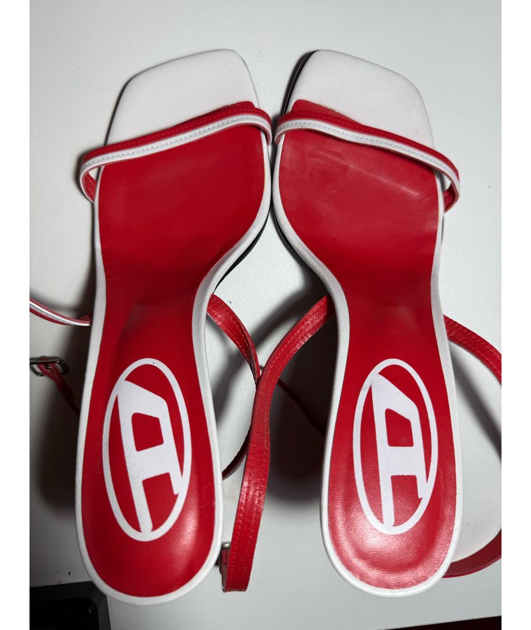 DIESEL Мульти кожаные босоножки, фото 3