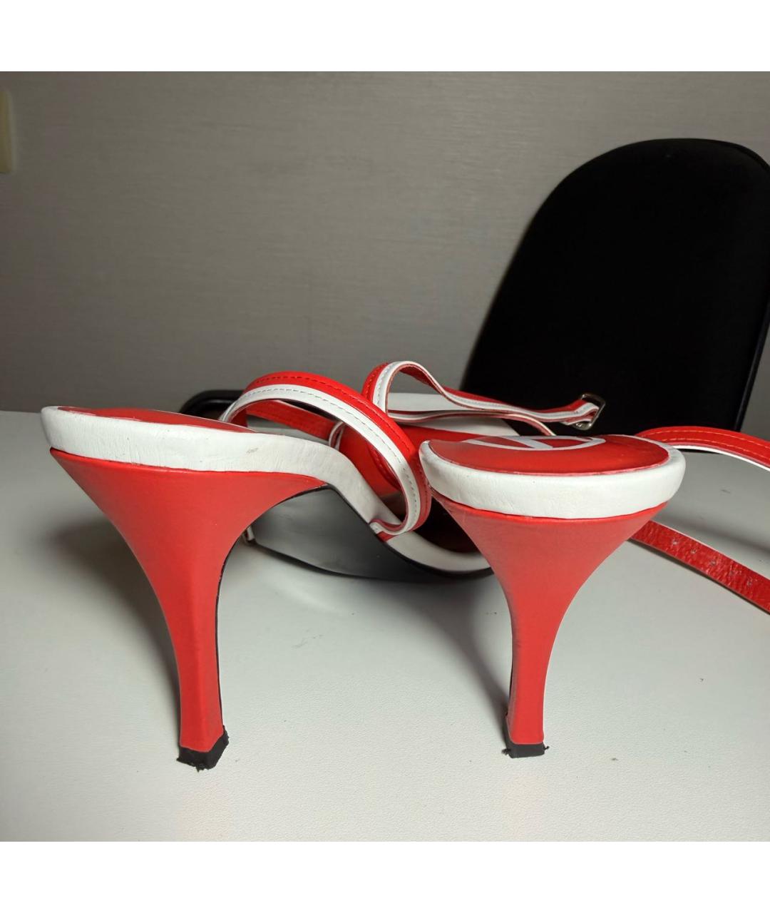 DIESEL Мульти кожаные босоножки, фото 4