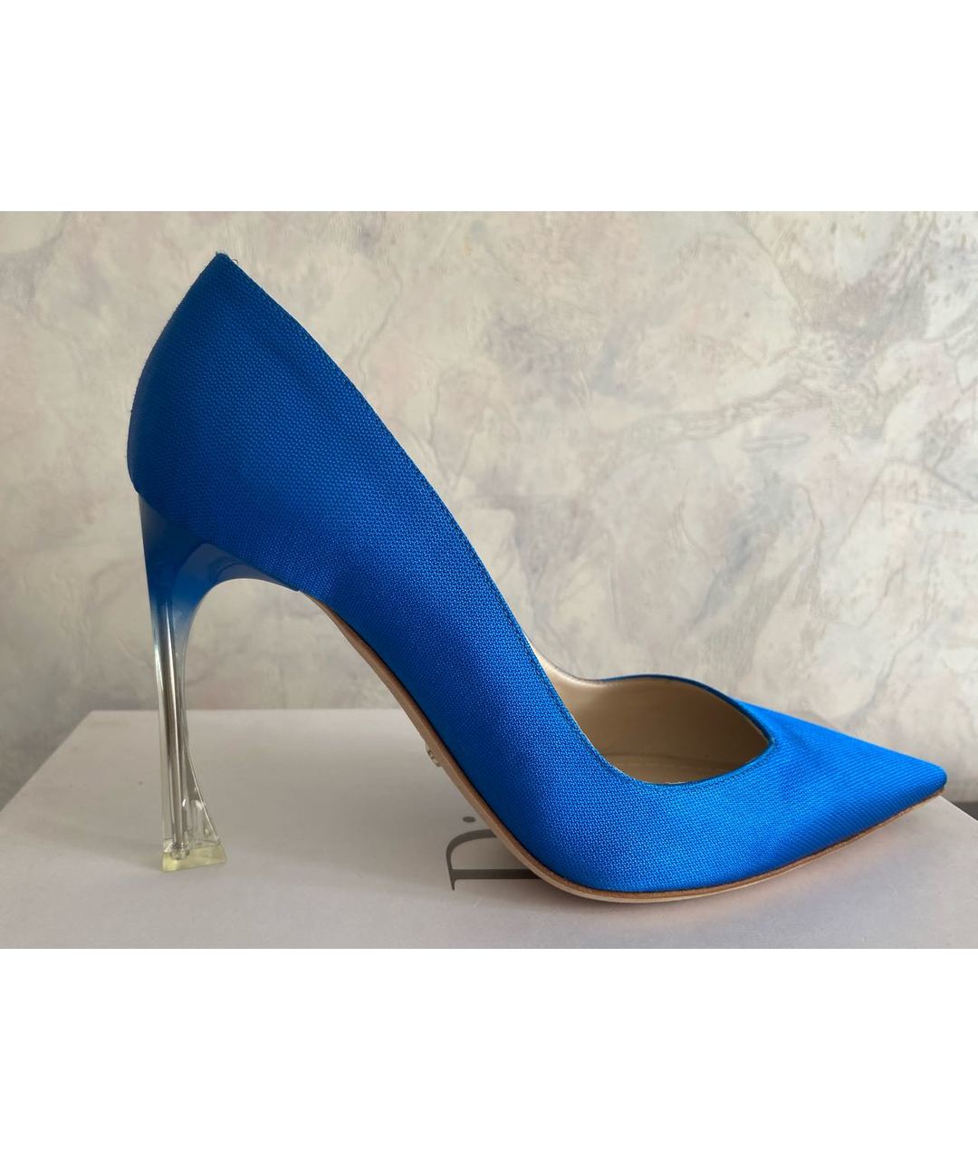 CHRISTIAN DIOR PRE-OWNED Синие кожаные туфли, фото 6