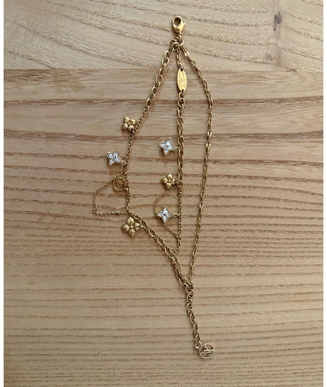 LOUIS VUITTON Бежевый позолоченный браслет, фото 4