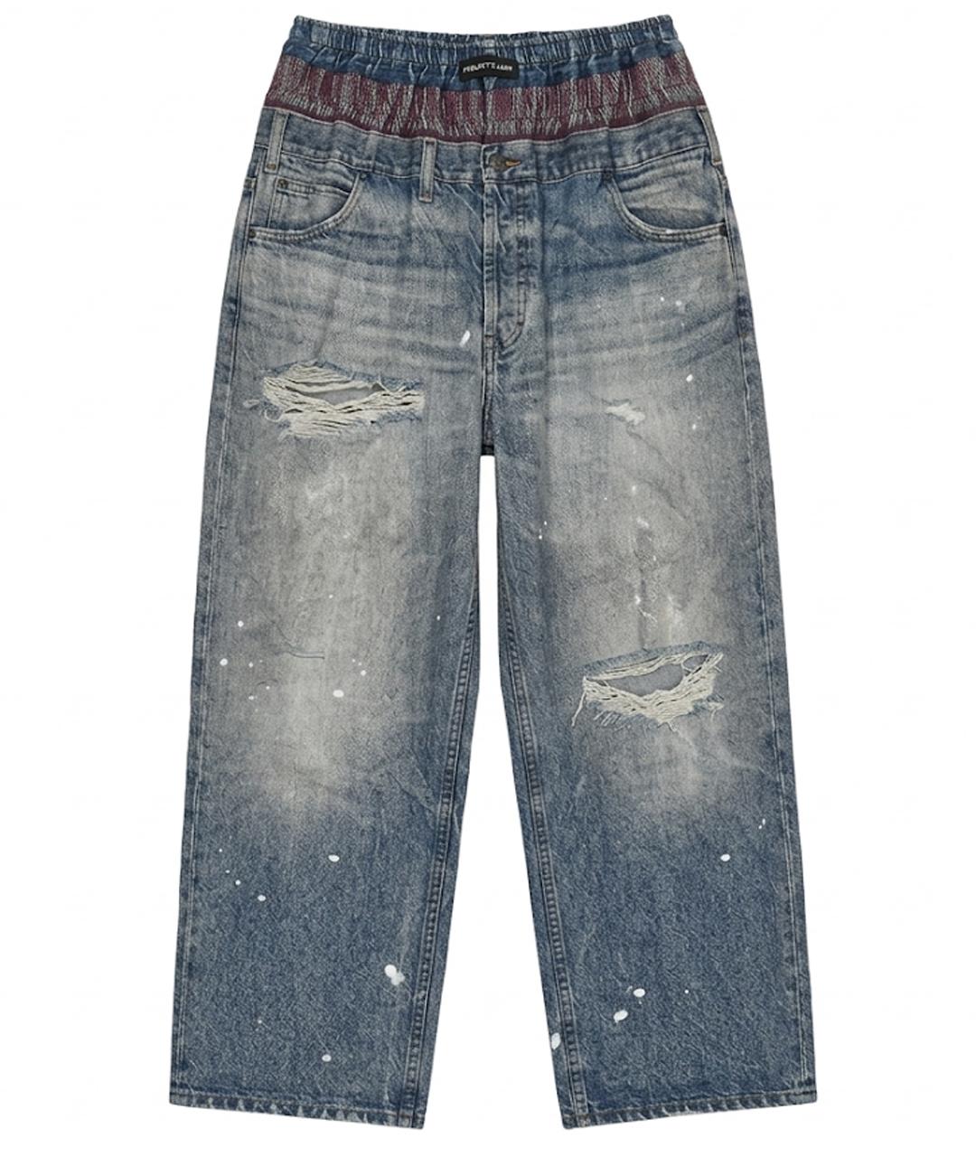 GRAILZ PROJECT G/R Голубые хлопковые повседневные брюки, фото 1