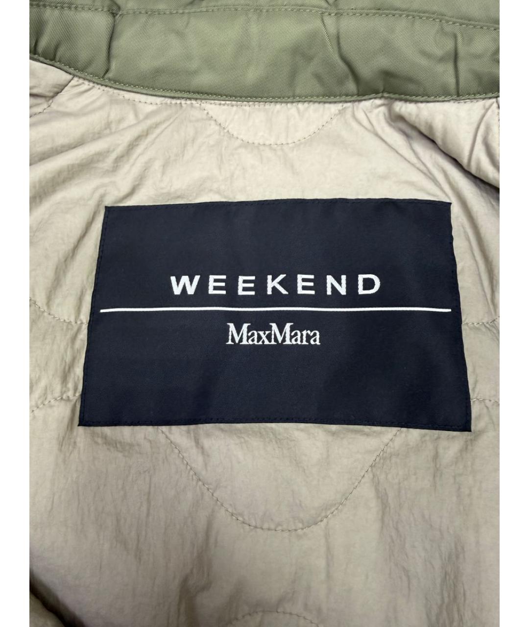 WEEKEND MAX MARA Хаки куртка, фото 4