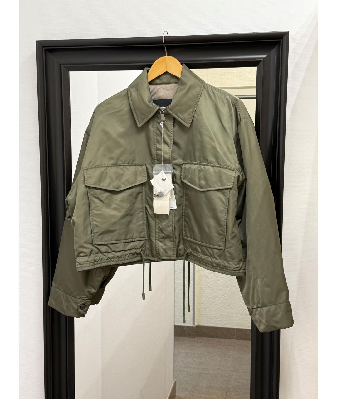 WEEKEND MAX MARA Хаки куртка, фото 2