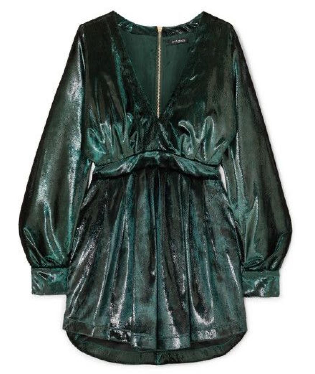 BALMAIN Зеленые коктейльное платье, фото 1