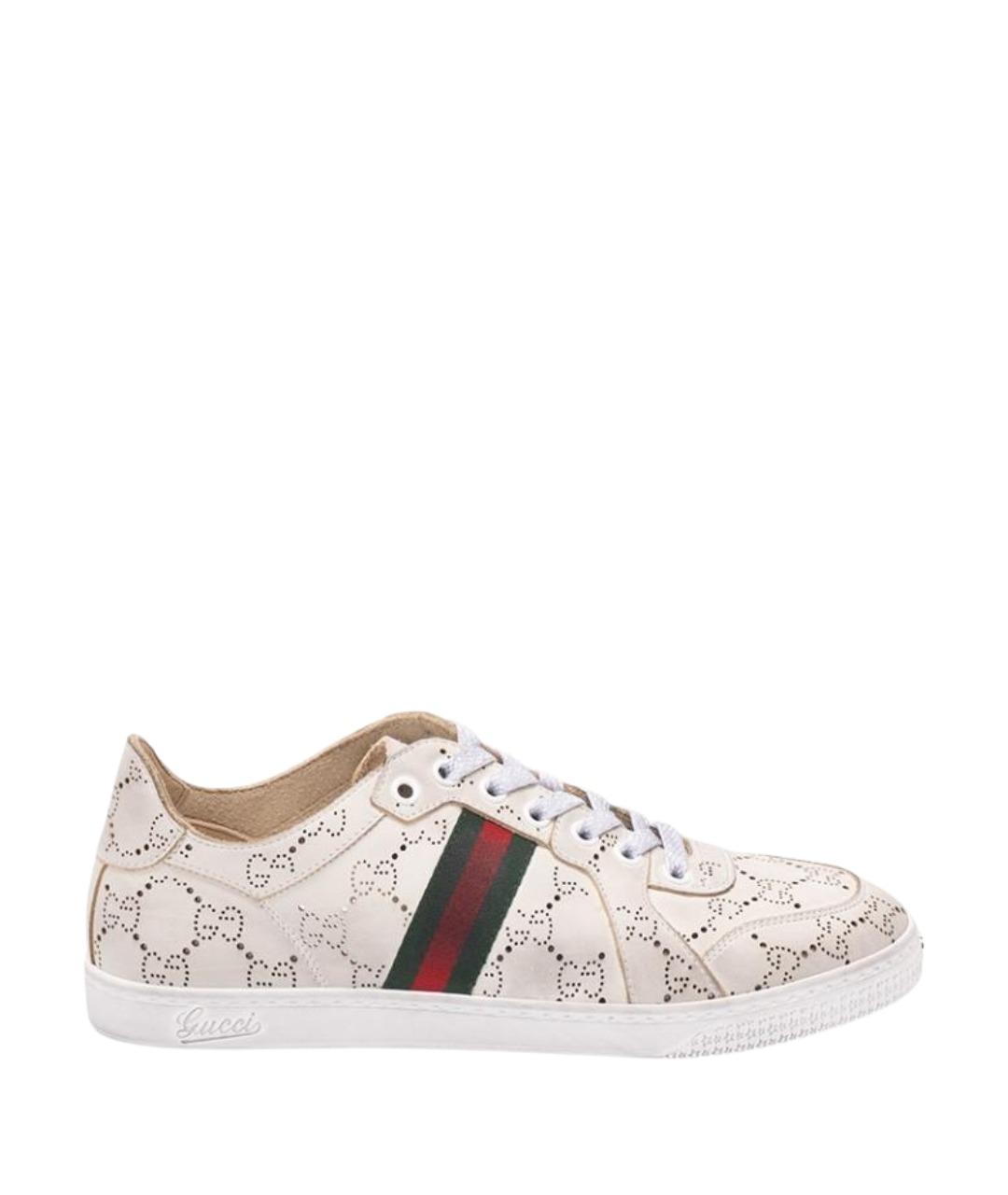 GUCCI Мульти кожаные кеды, фото 1