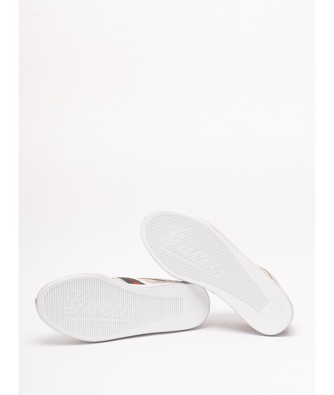 GUCCI Мульти кожаные кеды, фото 4